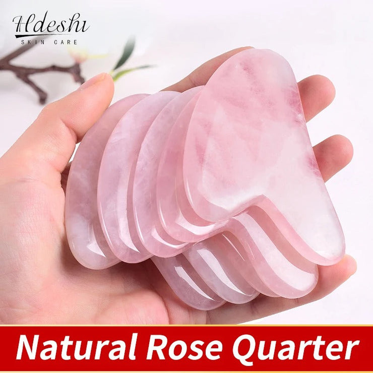 Natural Stone GuaSha Jade Facial Beauty Scraping