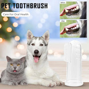 1/2pcs Finger Toothbrush Super Soft Pet Cat Dog